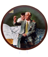 The Country Doctor Norman Rockwell Plate Bradford Exchange 1990 Plate #1... - £10.19 GBP