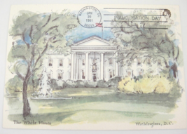 Inauguration Day White House Postcard Cancellation Jan 20 1981 Washingto... - £3.12 GBP