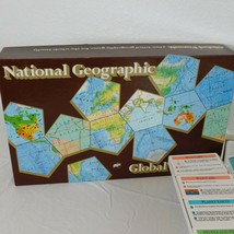 National Geographic Global Pursuit Board Game with 2nd Set of Cards NO WALL MAP - £31.12 GBP
