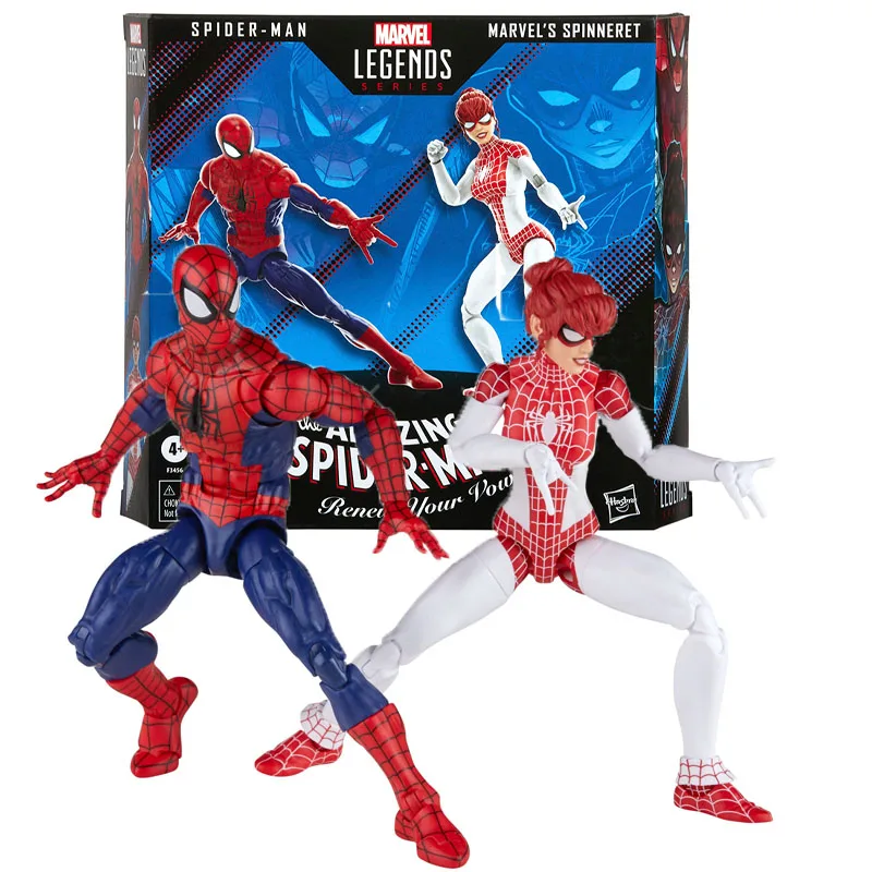 Original Marvel Legends Spider-Man and Marvels Spinneret 6-Inch Joints Movable - £214.74 GBP