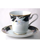 Mikasa Charisma Black Cup & Saucer Set New Fine China L9050 - $138.03 MXN Mikasa Charisma Black Cup & Saucer Set New Fine China L9050 - $138.03 MXN