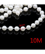 8mm Ivory Pearl String Wedding Party Decoration Beaded Table Decoration ... - £7.10 GBP