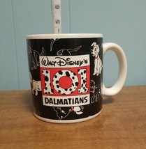Walt Disney&#39;s 101 Dalmations Coffee Mug Black Cup Applause #45358 - £7.49 GBP