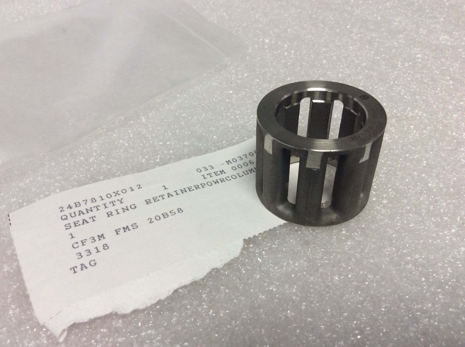 FISHER 24B710X012 SEAT RING RETAINER SUPER RARE NEW SALE $79 - $88.11