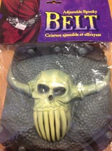 Vintage Paper Magic Group Horned Skull Costume Accessories Belt 1996 Halloween - £7.89 GBP