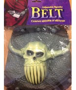 Vintage Paper Magic Group Horned Skull Costume Accessories Belt 1996 Hal... - £7.88 GBP