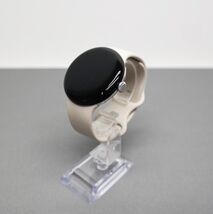 Google Pixel Watch 3 45mm LTE Watch Polished Silver with Porcelain Band image 2