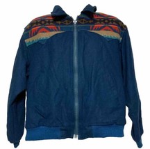 PENDLETON High Grade Western Wear Aztec Wool Bomber USA Men Jacket XL - £71.31 GBP