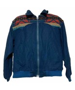 PENDLETON High Grade Western Wear Aztec Wool Bomber USA Men Jacket XL - £70.88 GBP
