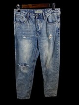 Topshop Moto Hayden Size 32x27 Womens Distressed Denim Jeans 32 x 27 - £29.16 GBP