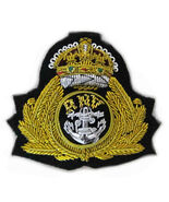 Royal Navy Volunteer Reserve Cap Badge WWI Officers WW1 RN New - $18.99