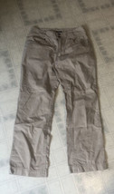 Cabela’s Casuals Pants size 6 Light Tan Mid Rise Pockets Embroidery Accent - $31.18