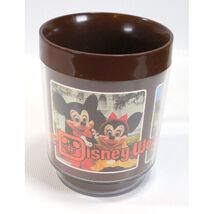 Vintage 1970s Walt Disney World Thermo Serv Brown Insulated Mug Collectible - $11.95