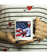 American Freedom Flag and Eagle double sided 11 ounce mug - £12.56 GBP