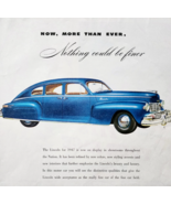 1947 Lincoln Sedan Advertisement Automobilia Ford Motor Company DWJJ22 - $29.99