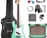 Complete Package Bundle: Full Size Electric Bass Guitar With Rechargeable - $259.98