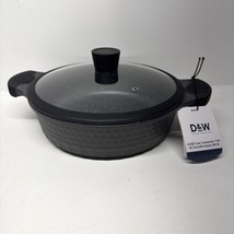 D&amp;W Deane &amp; White Non Stick Low Casserole / 11 Pan Skillet With Lid  Coo... - £28.15 GBP