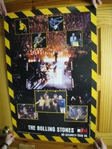 The Rolling Stones Poster No Security Tour Concert Collage - $182.35