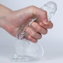 5.55 Inch Clear Small Realistic Dildos, Huge Lifelike Penis, Soft Dildo Made Of  - £15.00 GBP