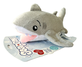 Soapsox Tank the Shark 2-in-1 Fun Plush Bath Scrub Toy Holds Soap New on Card - £13.86 GBP