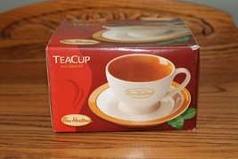 Tim Hortons Canada Collectible Porcelain Coffee Or Tea Cup &amp; Saucer Set ... - $16.99