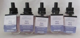 Bath &amp; Body Works Wallflower Fragrance Refill Bulb Set Lot of 5 PALO SANTO - £37.51 GBP