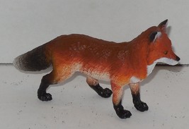 Safari Ltd Pretend Play 2&quot; Fox PVC Figure Forest Animal Hard Plastic Cak... - $9.65