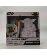 Disney Star Wars Design A Vinyl Mandalorian The Child Vinyl w/ 3 Markers, NIB - £9.97 GBP