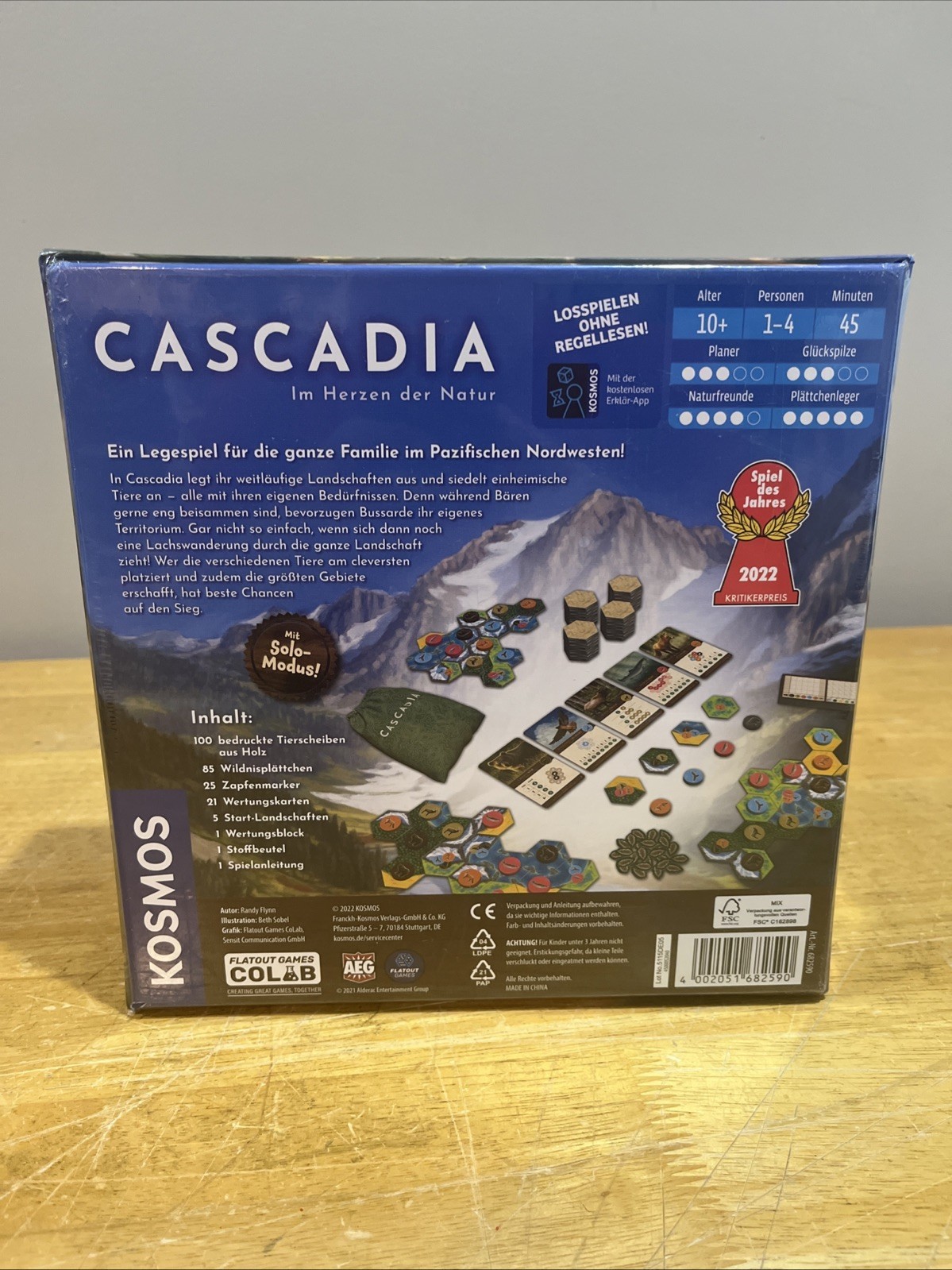 Kosmos Cascadia German Board Game In The Heart Of Nature 2022 Family Item image 3