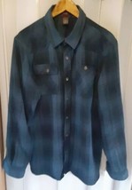 Outdoor Research Men&#39;s Blue Plaid Button Up Flannel Shirt Size XL - £23.34 GBP