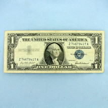 1935 or 1957 $1 Blue Seal Silver Certificate Federal Reserve Note Bill - $287.73 MXN
