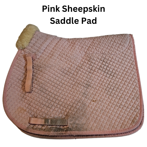 Pink sheepskin
