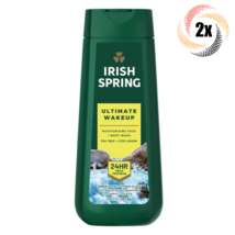 2x Bottles Irish Spring Ultimate Wakeup Face &amp; Body Wash | 20oz | 24H Fresh - £24.02 GBP