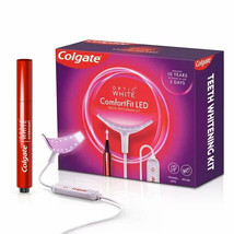 Colgate Optic White ComfortFit LED Teeth Whitening Kit with LED Light Exp 07/25 - £45.18 GBP