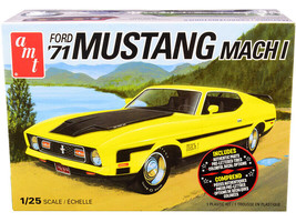 Skill 2 Model Kit 1971 Ford Mustang Mach I 1/25 Scale Model by AMT - $49.25