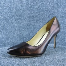 Cole Haan  Women Pump Heel Shoes Dark Purple Leather Size 10 Medium - £21.92 GBP