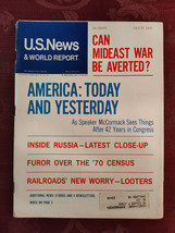 U S NEWS World Report Magazine July 27 1970 Can Mideast War be Averted? - $14.40