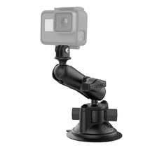 RAM Mount GoPro Locking Suction Cup Action Camera Mount RAM-B-166-GOP1U - £66.05 GBP