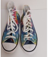 Converse Chuck Taylor High Top Tie Dye Girl Shoes &quot;SPLITSIZE&quot; Right 3 Le... - $463.01 MXN