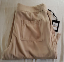 NWT DKNY City Safari Beige Pants Size 12 Cargo Pocket womens - £23.18 GBP