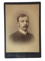 Antique Cabinet Card Late 1800s Photo of Man by M. Kets Kemethy Washington D.C. - £15.81 GBP