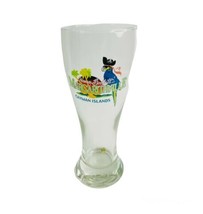 Jimmy Buffet&#39;s Margaritaville Cayman Islands Pilsner Beer Drink Glass 20 oz 8.5&quot; - £11.15 GBP