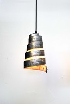 Wine Barrel Ring Pendant Light - Sanna - Made from retired CA wine barrel rings - £119.75 GBP
