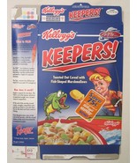 Kelloggs Cereal Box 2001 KEEPERS! 13.2 oz Toasted Oat w FISH-SHAPED MARS... - $23.12