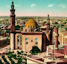 Vtg Cartolina 1910s Cairo Egitto Il Moschea Di Sultan Hassan Unp Inutilizzato - £7.29 GBP