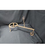 Antique 18th c 1700s Wrought Iron Fireplace Hearth Trivet 3 legs With Sp... - €112,11 EUR