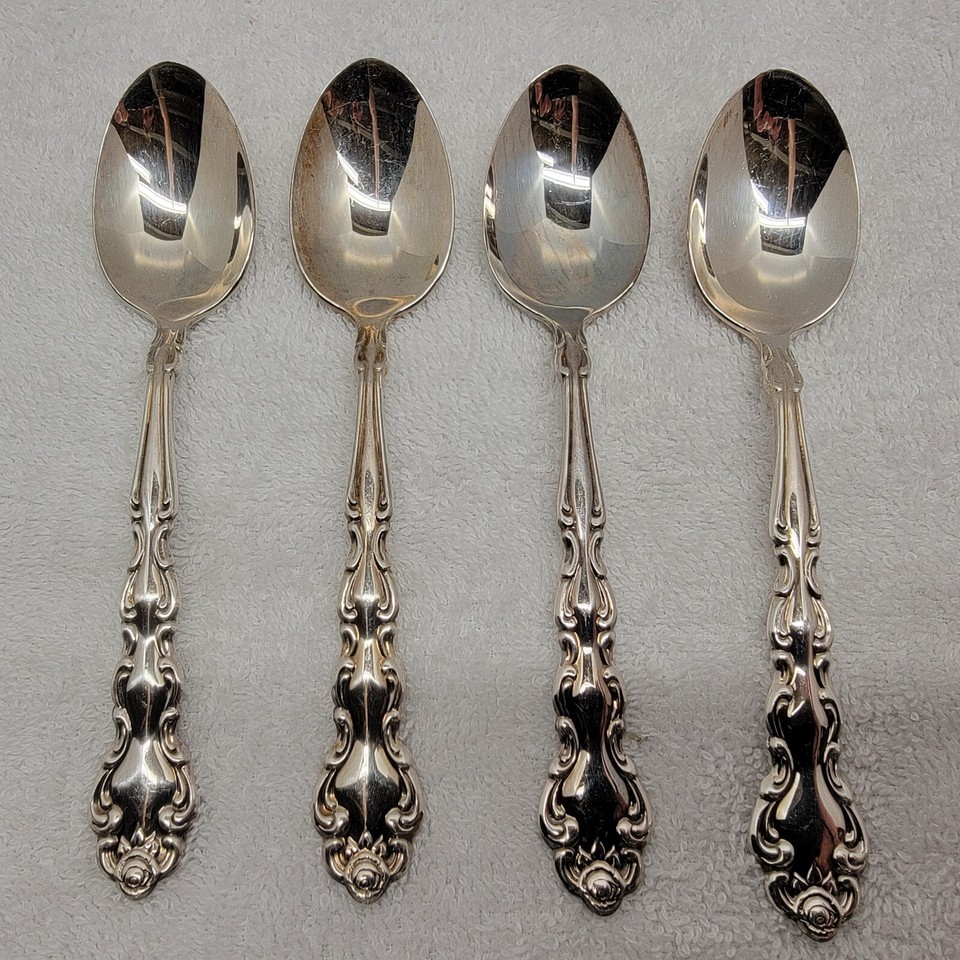 Oneida Community BEETHOVEN 1971 Silverplate Betty Crocker Flatware 4 TEA... - $22.76