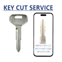 KEY CUT SERVICE +  Toyota TR40/ X174 Metal Key Blank (JMA TOYO-20DE) - $376.02 MXN