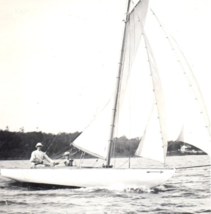 Sailboat Schooner 1912 Original Found Photo Vintage Photograph Antique - $12.95