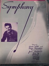 Symphony Johnny Desmond 1945 Sheet Music Tabet Bernstein Alstone - £3.82 GBP
